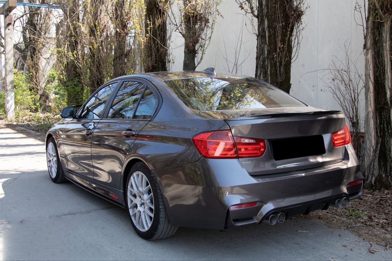 BMW 3 Serisi F30 2012-2018 İçin Uyumlu M3 Görünüm Body Kit Arka Tampon 5
