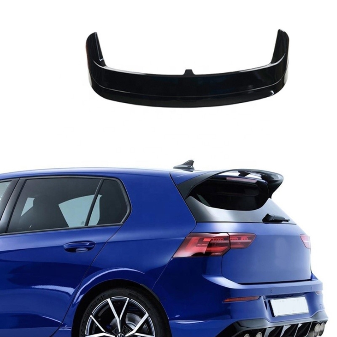 Golf 8 İçin Uyumlu Spoiler - Piano Black (Parlak Siyah) 2