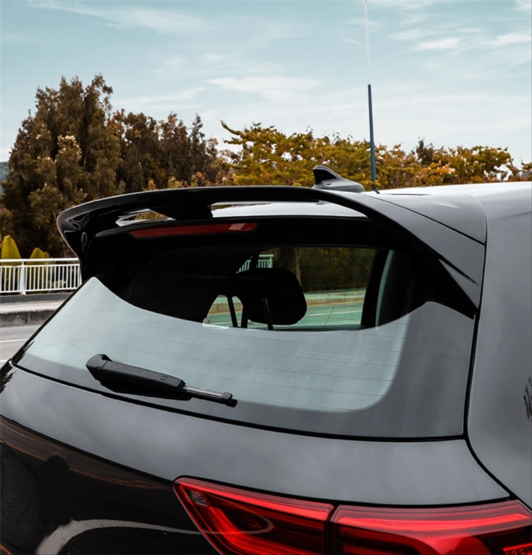 Golf 8 İçin Uyumlu Spoiler - Piano Black (Parlak Siyah) 4