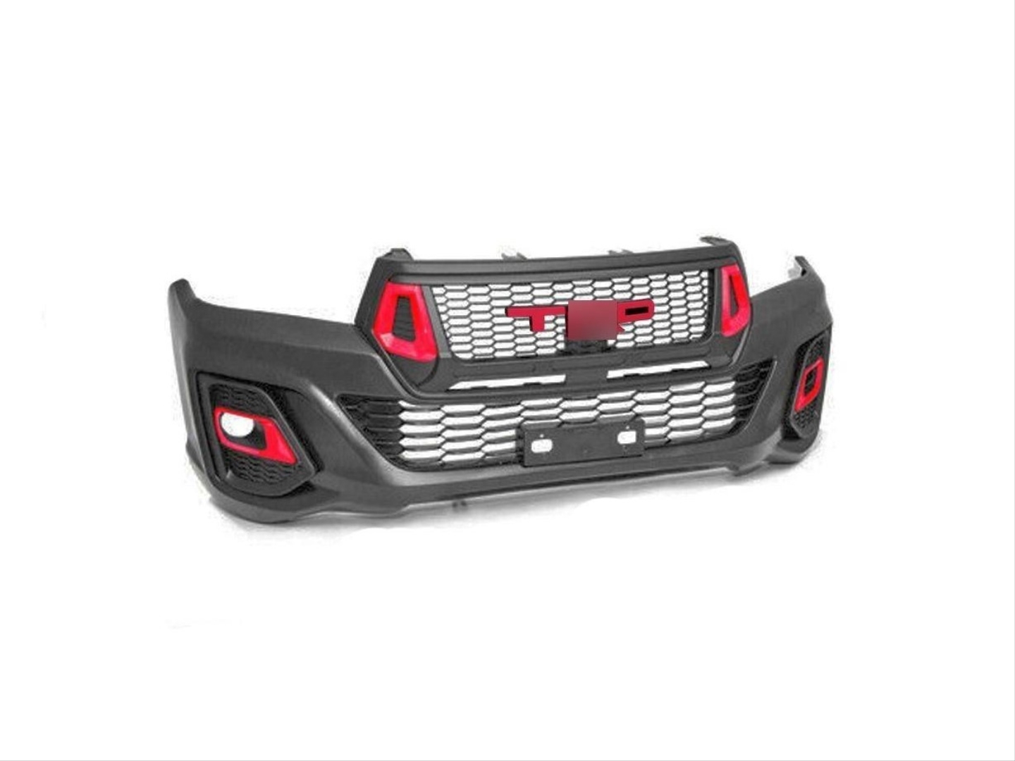 Hilux Revo 2016+ için uyumlu Rocco TRD Body Kit (Panjur-Tampon-Dodik Seti) 2
