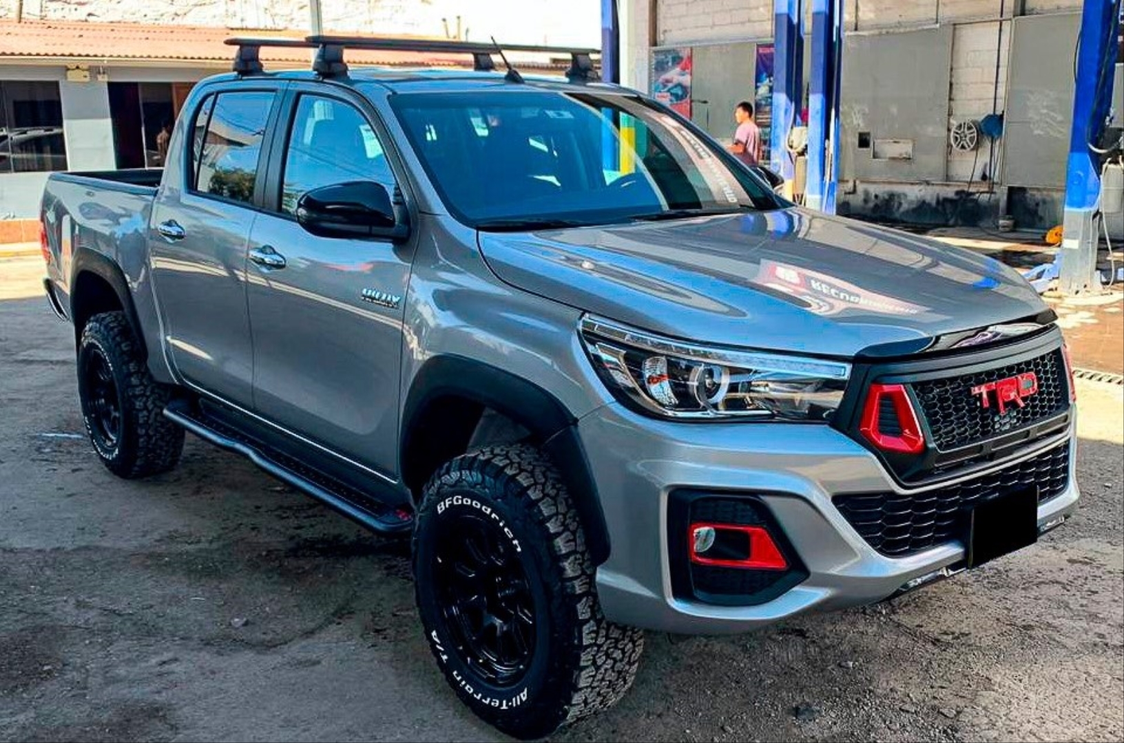 Hilux Revo 2016+ için uyumlu Rocco TRD Body Kit (Panjur-Tampon-Dodik Seti) 5