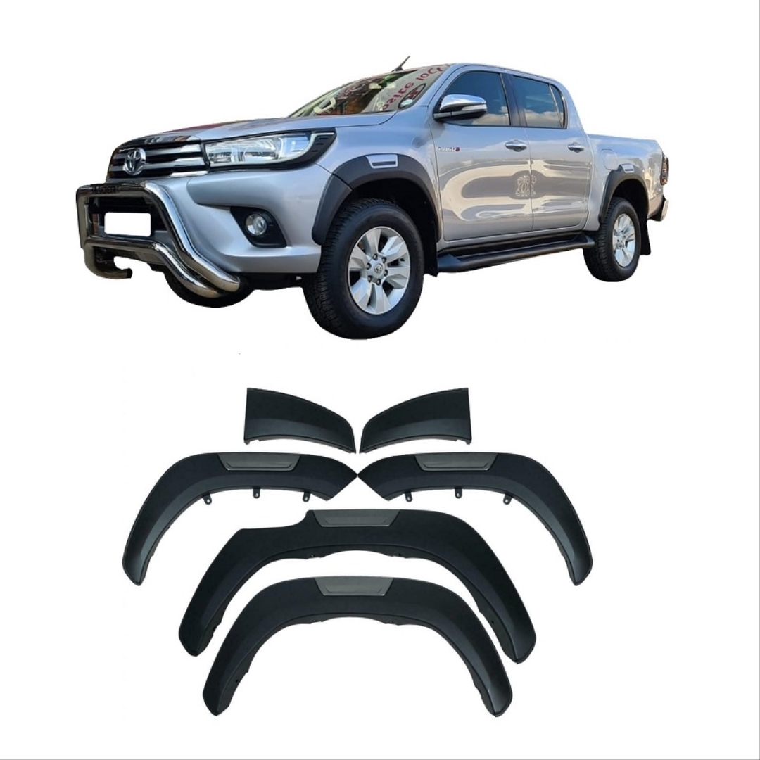Toyota Hilux Revo 2016-2019 için Uyumlu 2021 Rocco / Invincible Çamurluk Kabartma (Dodık) 2
