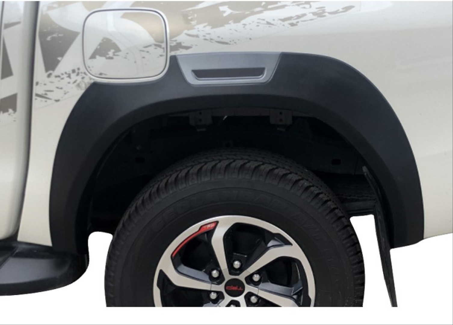 Toyota Hilux Revo 2016-2019 için Uyumlu 2021 Rocco / Invincible Çamurluk Kabartma (Dodık) 4