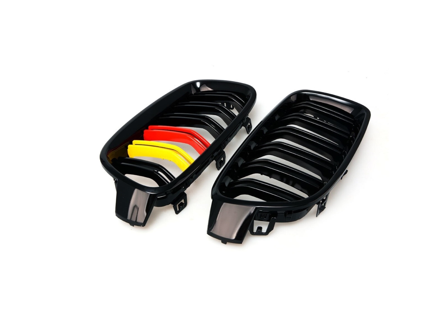 BMW 3 Serisi F30 (2012-2018) için M3 Görünüm Panjur (Çift Çizgi Böbrek) Alman Renk 3