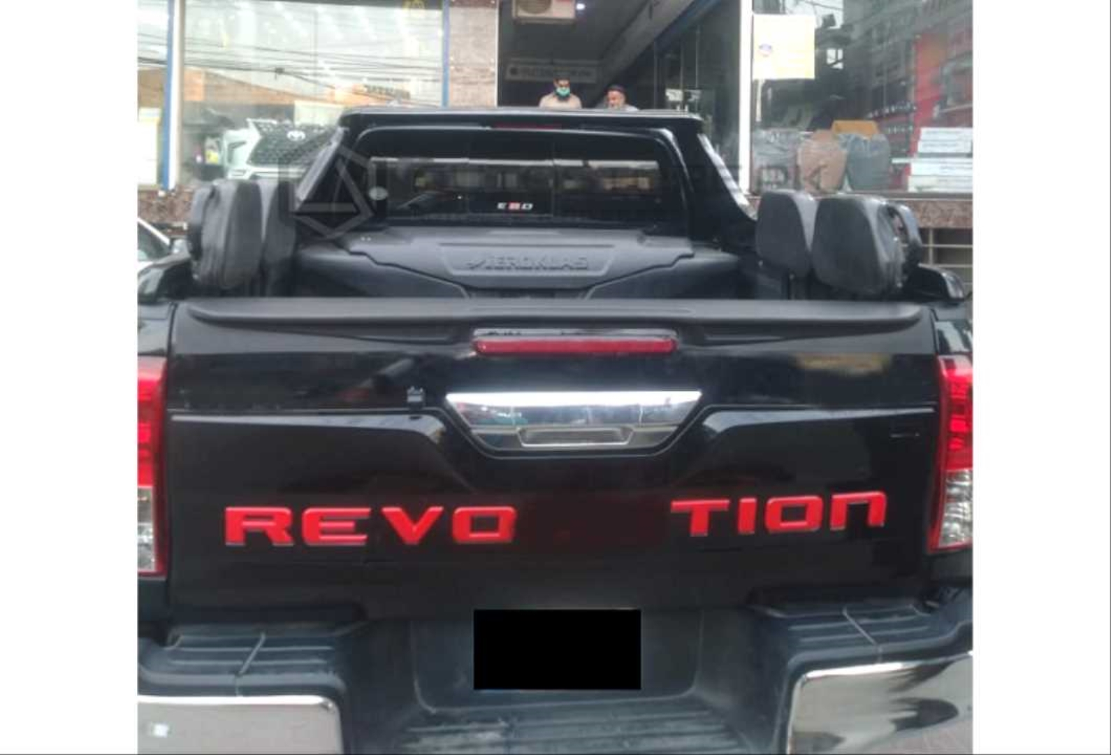 Toyota Hilux Revo 2016-2019 İçin Uyumlu Revolution Bagaj Kaplama Kırmızı 5