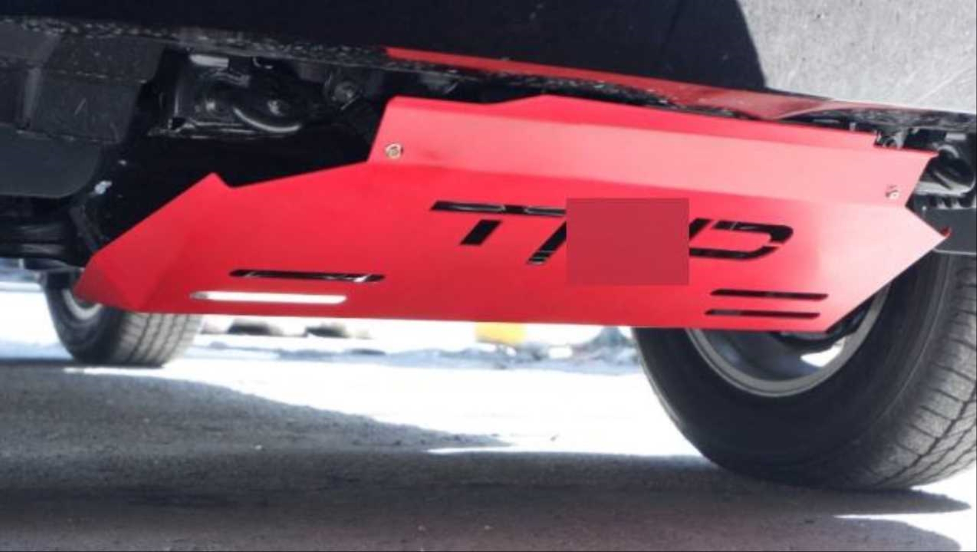 Toyota Hilux Revo 2016-2019 İçin Uyumlu TRD Tampon Alt Koruma (Kırmızı) 2