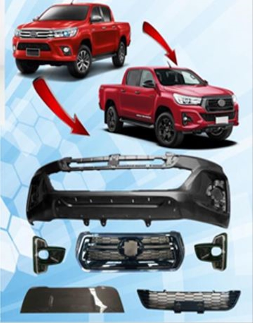 Toyota Hilux Revo 2016-2020 için 2021+ Rocco Dönüşüm (Full Facelift) 4