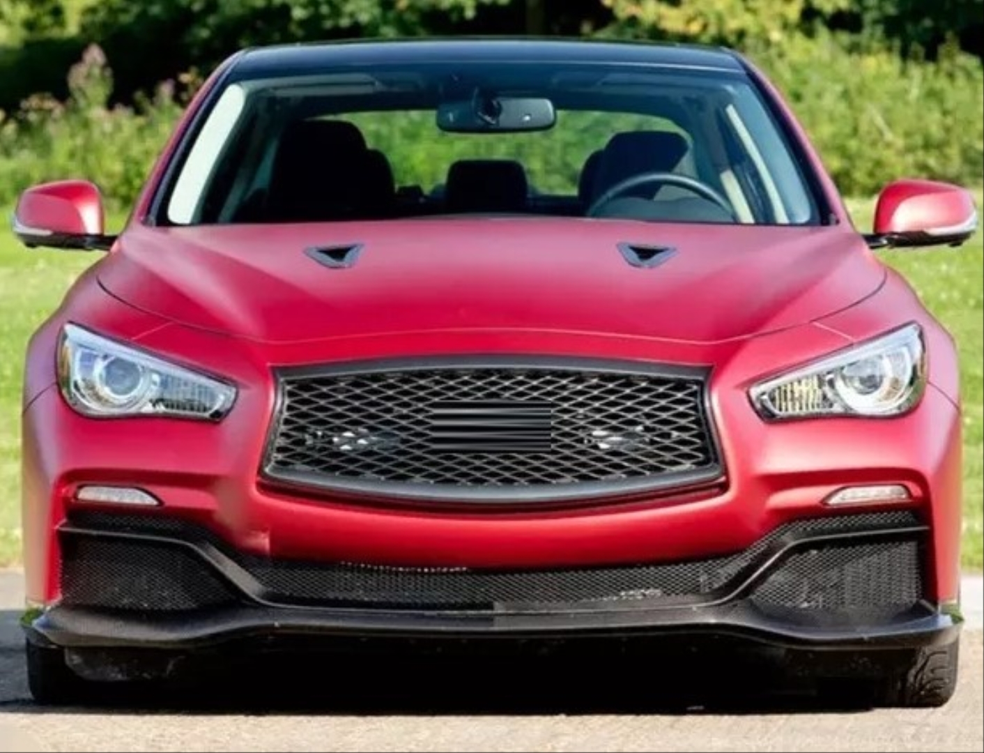 Infiniti Q50 2014-2017 için Eau Rogue Body Kit 2