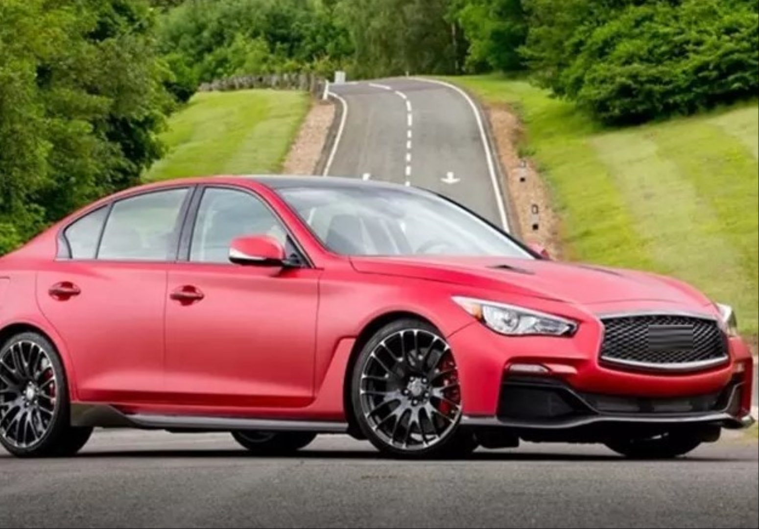 Infiniti Q50 2014-2017 için Eau Rogue Body Kit 3