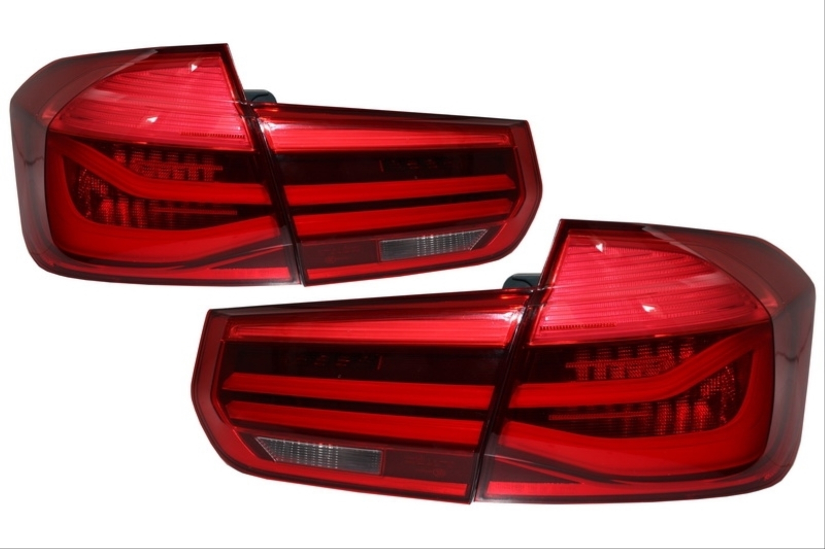BMW 3 Serisi F30 F35 (2012-2015) için Uyumlu LCI Görünüm LED Stop - Kırmızı 3