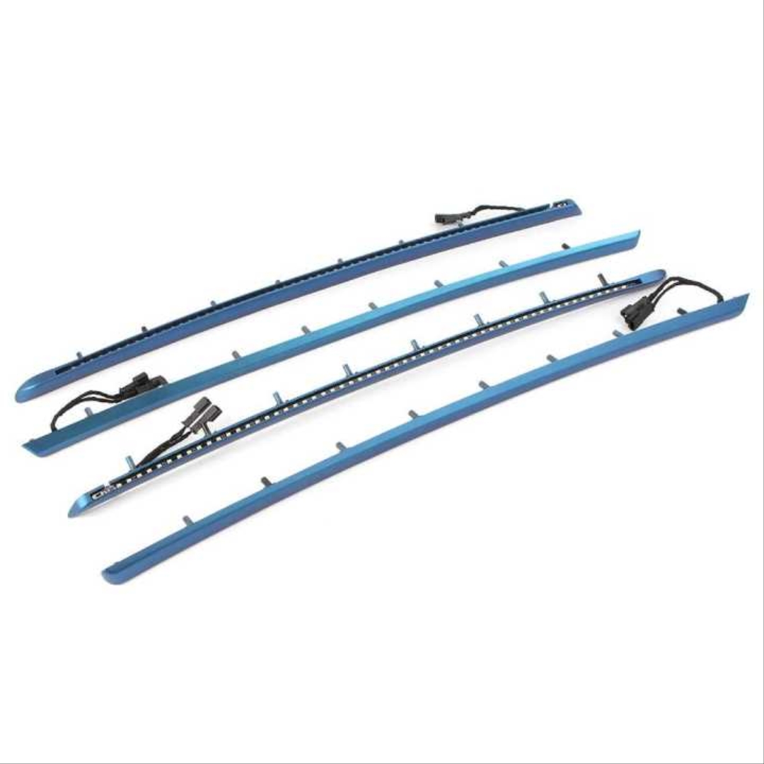 BMW 3 Serisi F30 İçin Uyumlu Ambians Set (Klim Panel ve Kapılar) - Mavi Renk 2