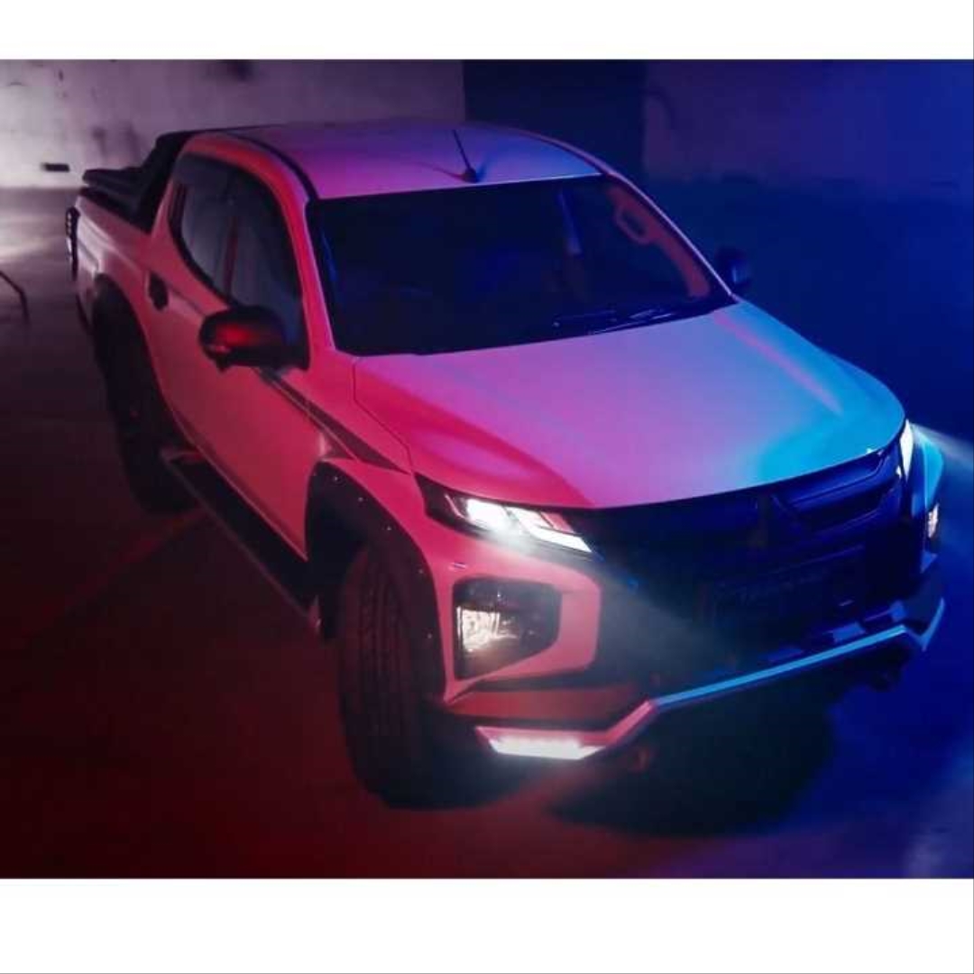 Mitsubishi L200 2019+ Ön Tampon Koruma (LED'li) 2