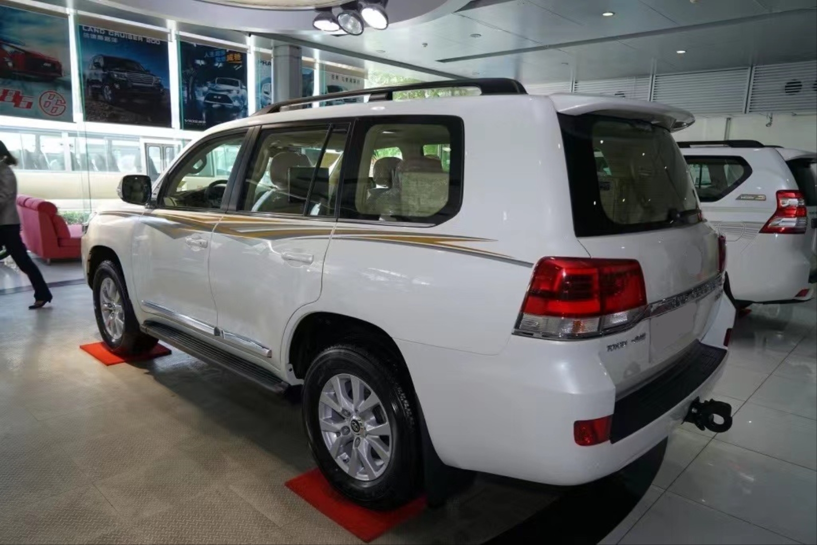 Toyota Land Cruiser 2008-2015 için Facelift Body Kit (2016+ için Uyumlu Görünüm) 3