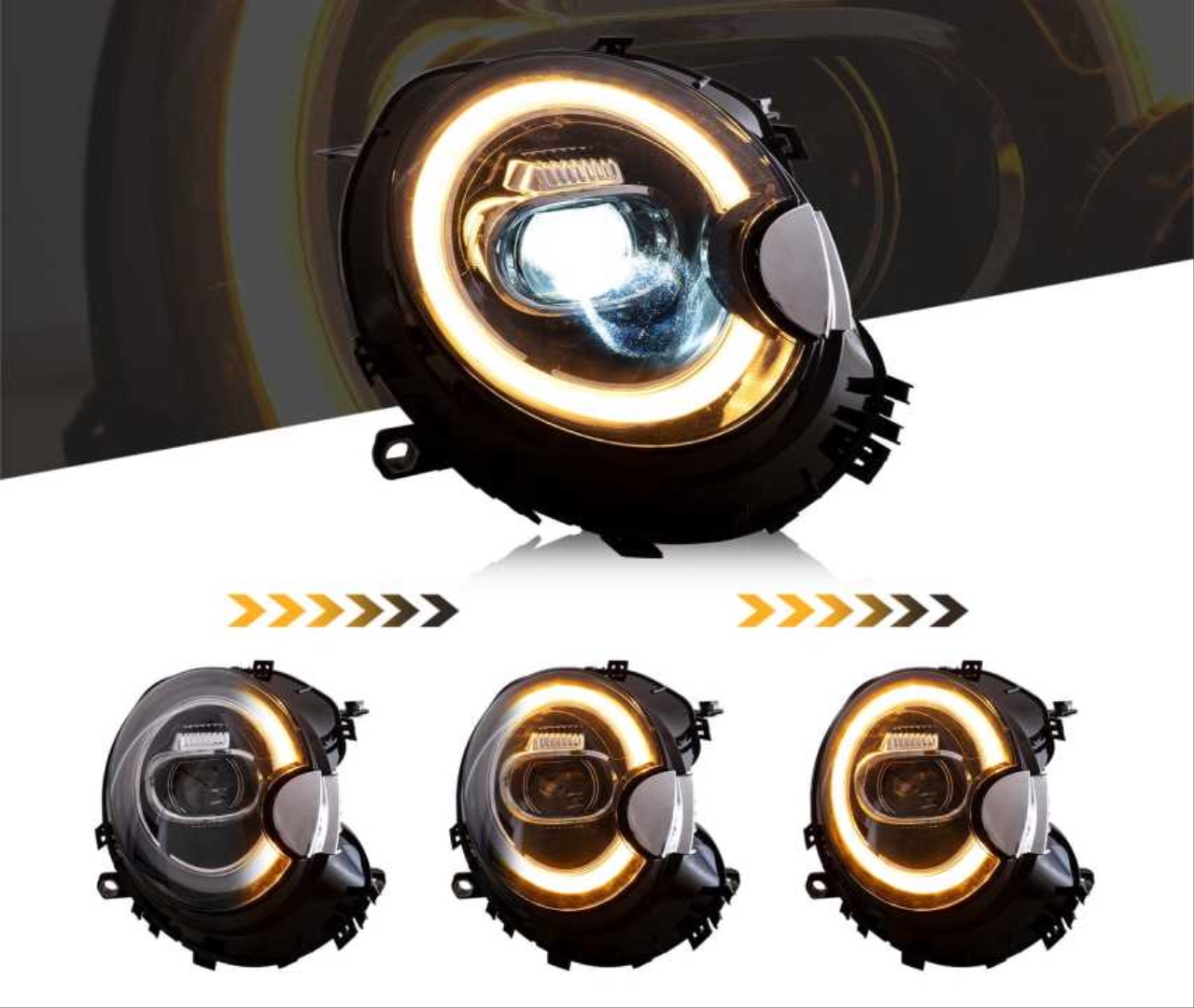 Mini Cooper İçin LED Far (2007-2013) 2