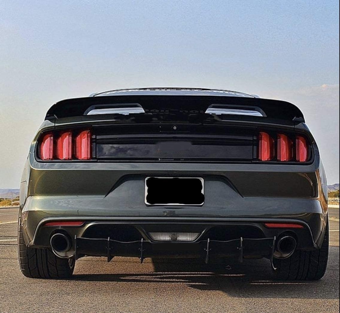 Mustang için uyumlu 2015-2020 GT500 Spoiler - Piano Black 4