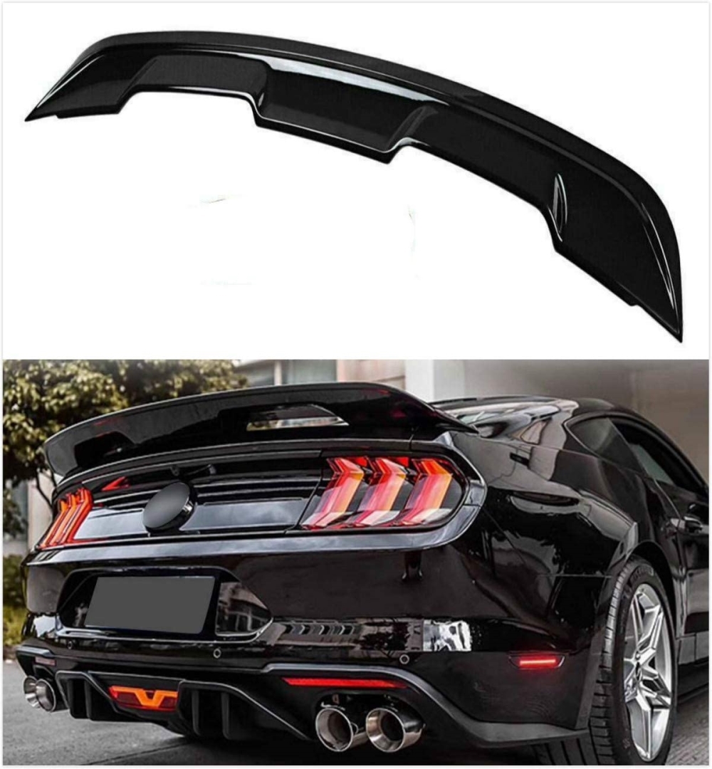 Mustang için uyumlu 2015-2020 GT500 Spoiler - Piano Black 5