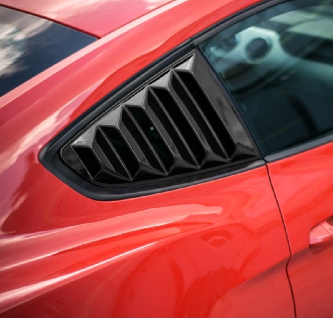Mustang İçin Uyumlu 2015-2020 Kelebek Cam Kaplama - Piano Black 5