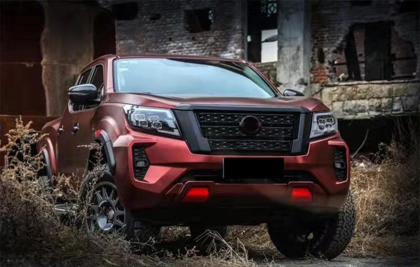 Nissan Navara 2015+ NP300 İçin Uyumlu 2022 Facelift Body Kit (Halon Farlı Model İçin) 5