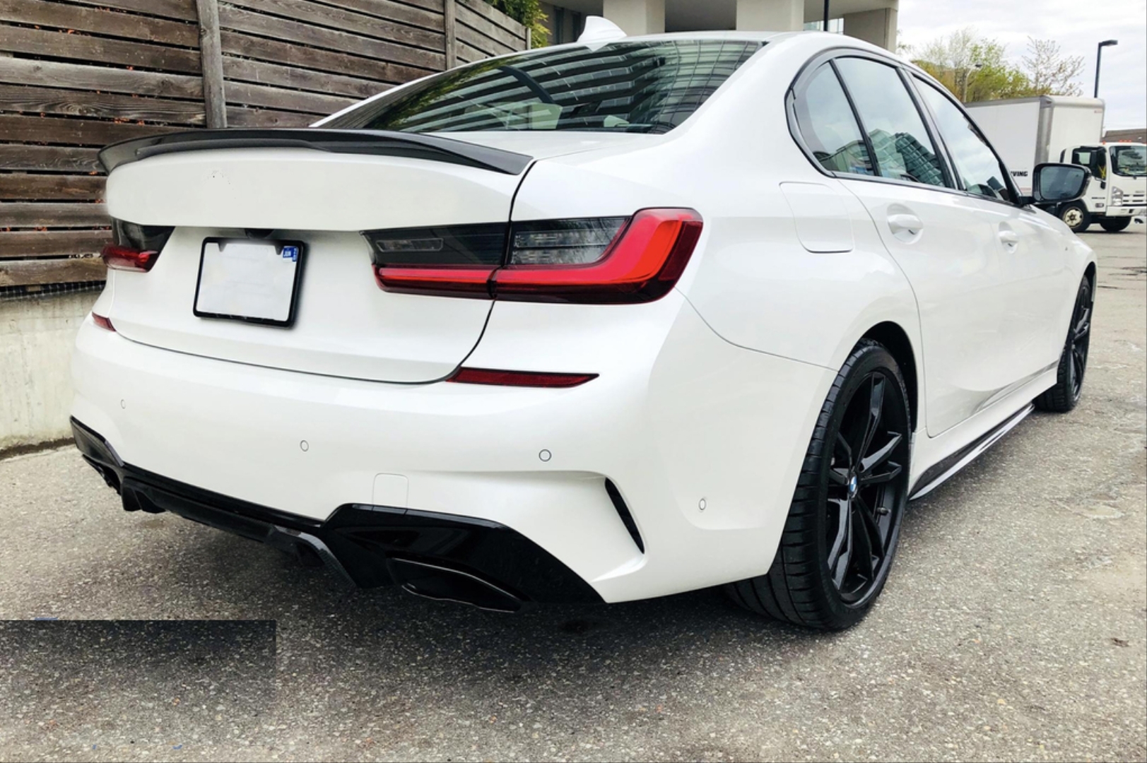 BMW 3 Serisi G20 2019+ Uyumlu Difüzör 3.40i Piano Black (M-Sport) 2