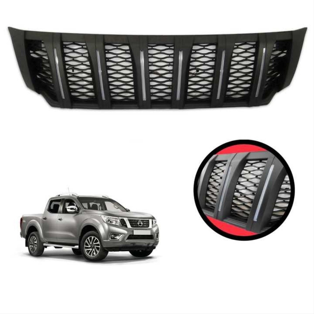 Nissan Navara NP300 (2015-2020) İçin Uyumlu Ledli Panjur - Siyah 4