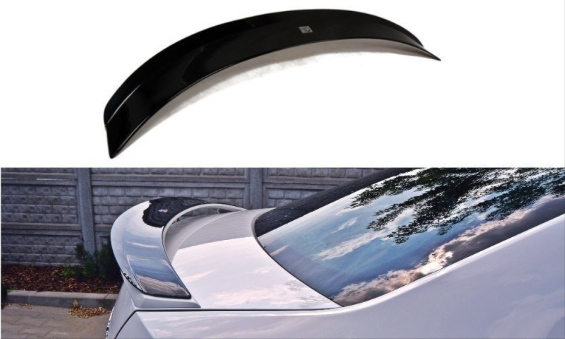 Skoda Octavia 2013-2020 İçin RS Spoiler - Piano Black 4