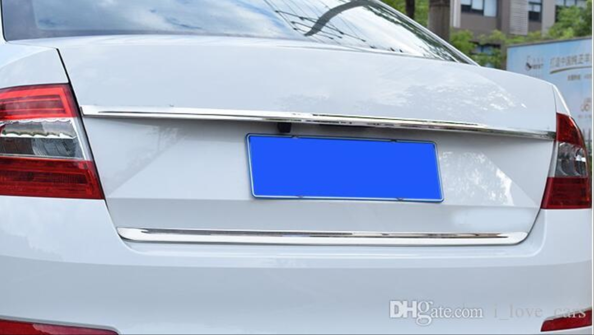Skoda Octavia 2015-2019 için Uyumlu Bagaj Çıtası Krom 3