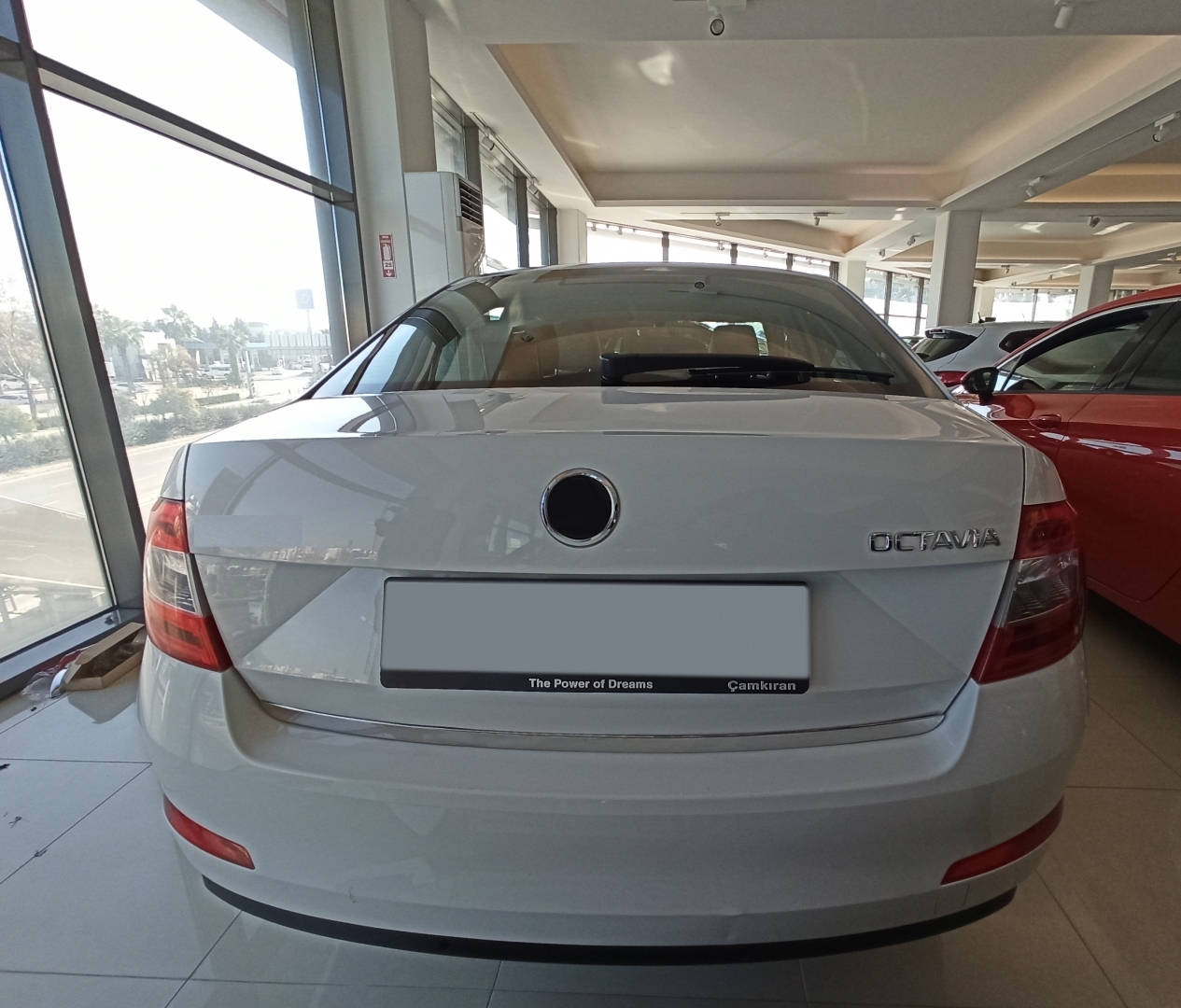 Skoda Octavia 2015-2019 için Uyumlu Bagaj Çıtası Krom 5