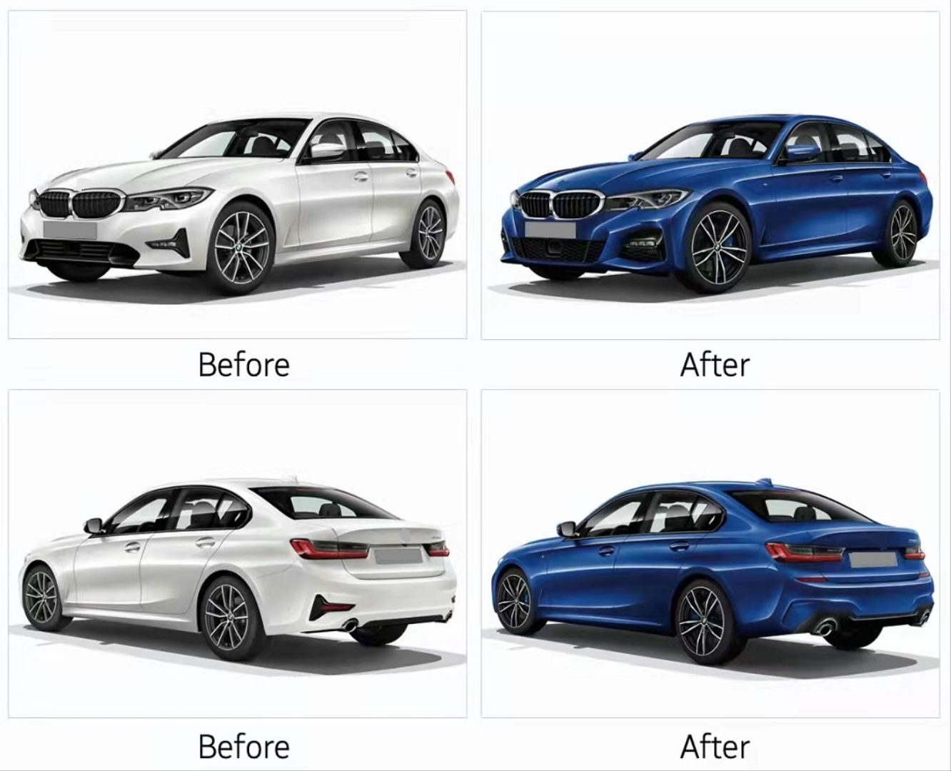BMW 3 Serisi G20 2019+ İçin Uyumlu M-Tech Dönüşüm - Full Body Kit 4