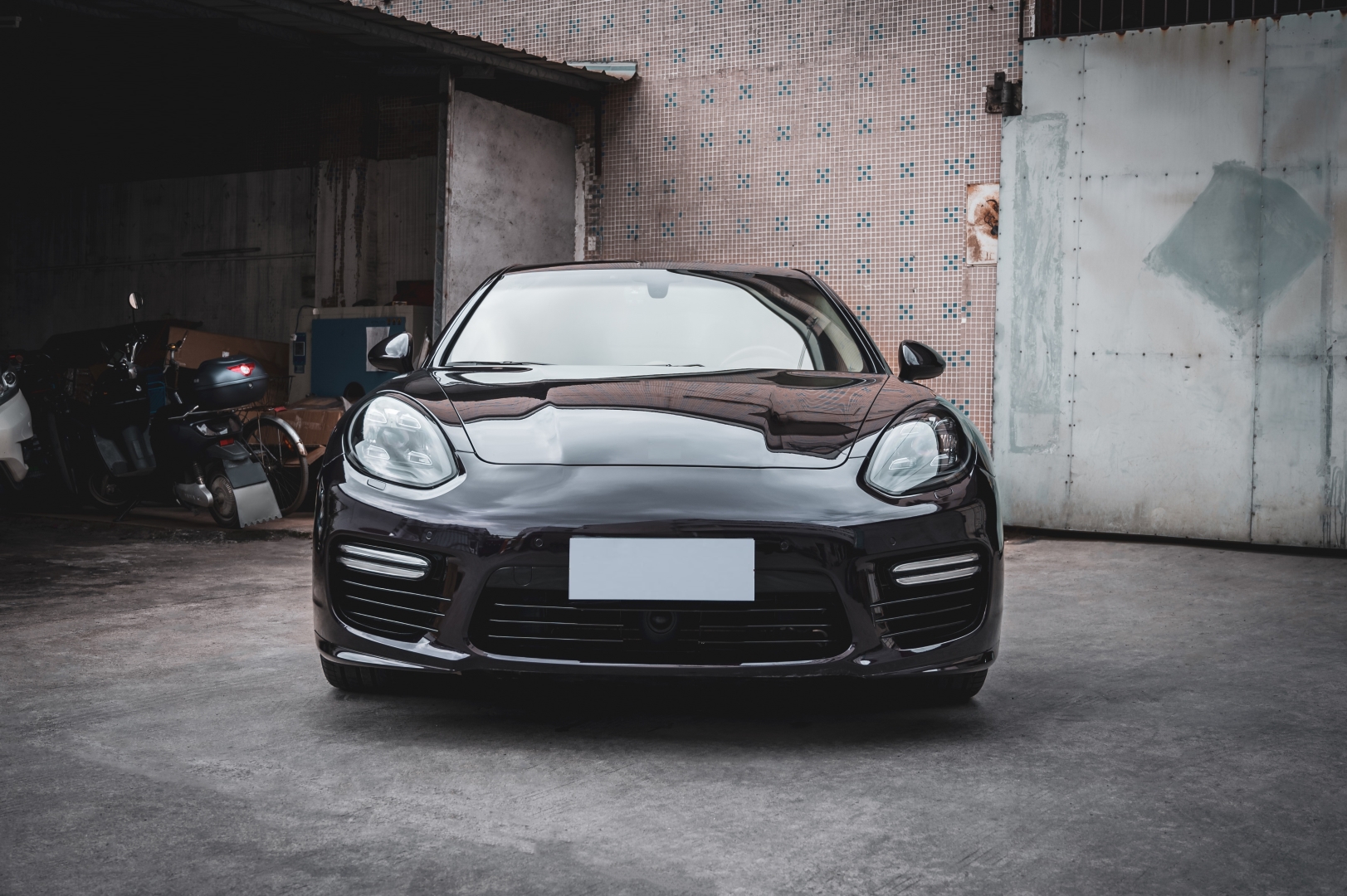 Porsche Panamera 2011-2013 Ön Tampon & Far Facelift (Mercekli) 4