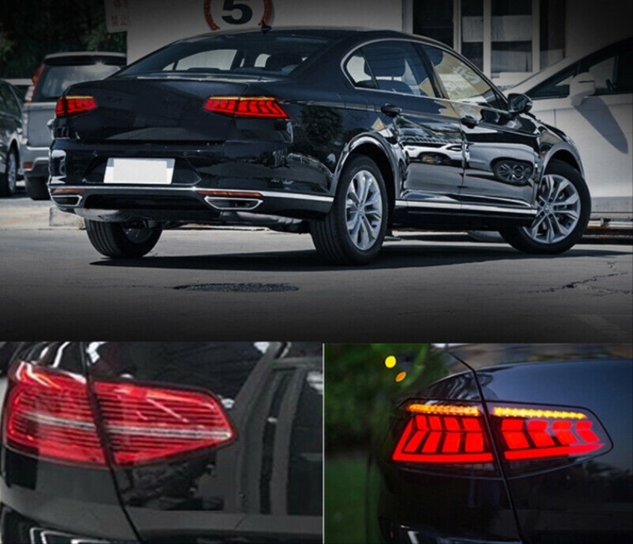 Passat B8 İçin Uyumlu LED Stop Smoke 5