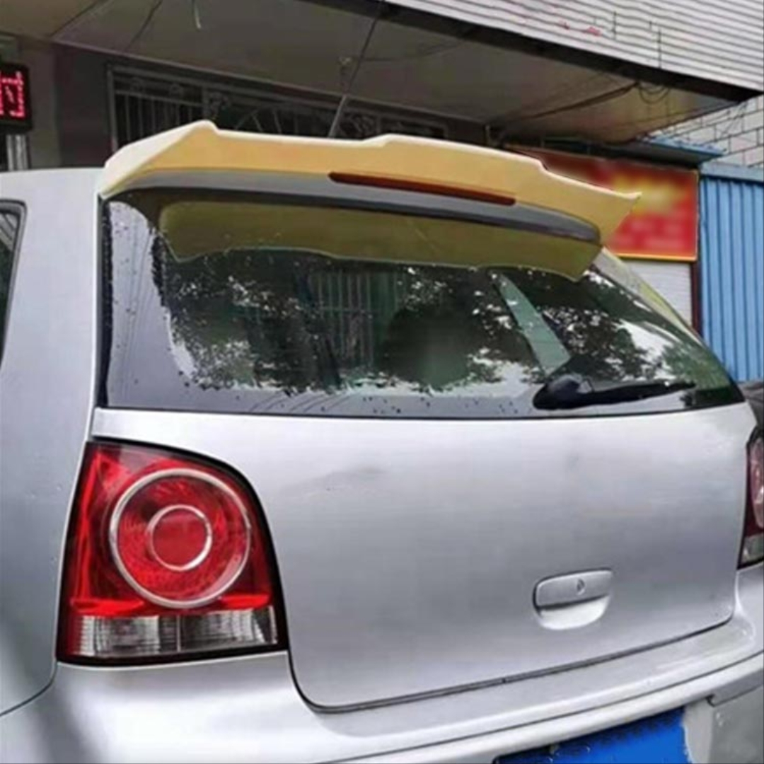 Volkswagen Polo 2002-2009 İçin Yarasa Spoiler - Piano Black 3