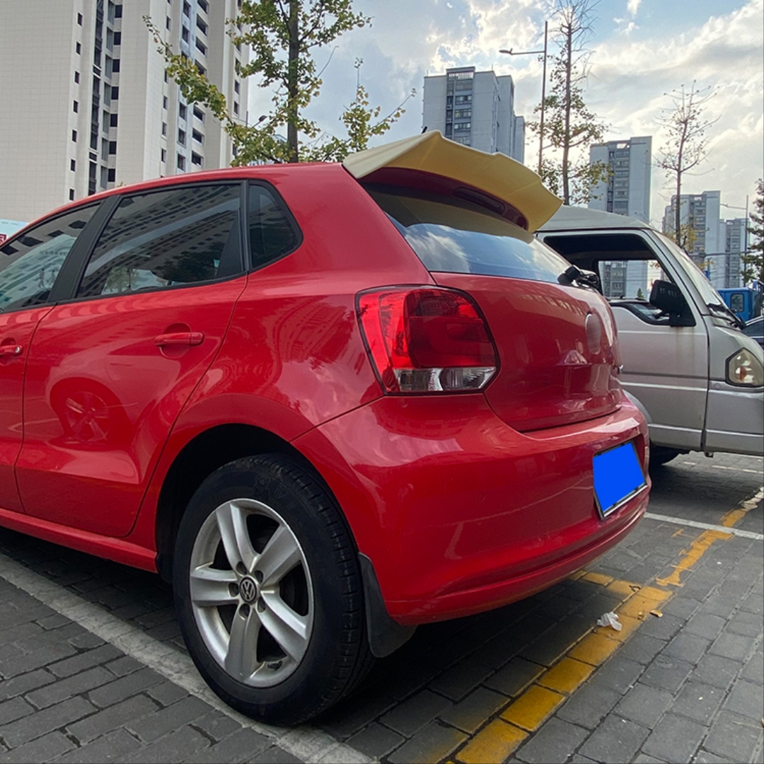Volkswagen Polo 2010-2017 İçin Yarasa Spoiler - Piano Black 5