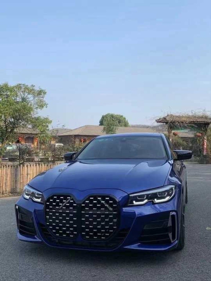 BMW 3 Serisi G20 2019+ için Uyumlu G22 Dönüşüm Ön Tampon & Panjur Seti 3