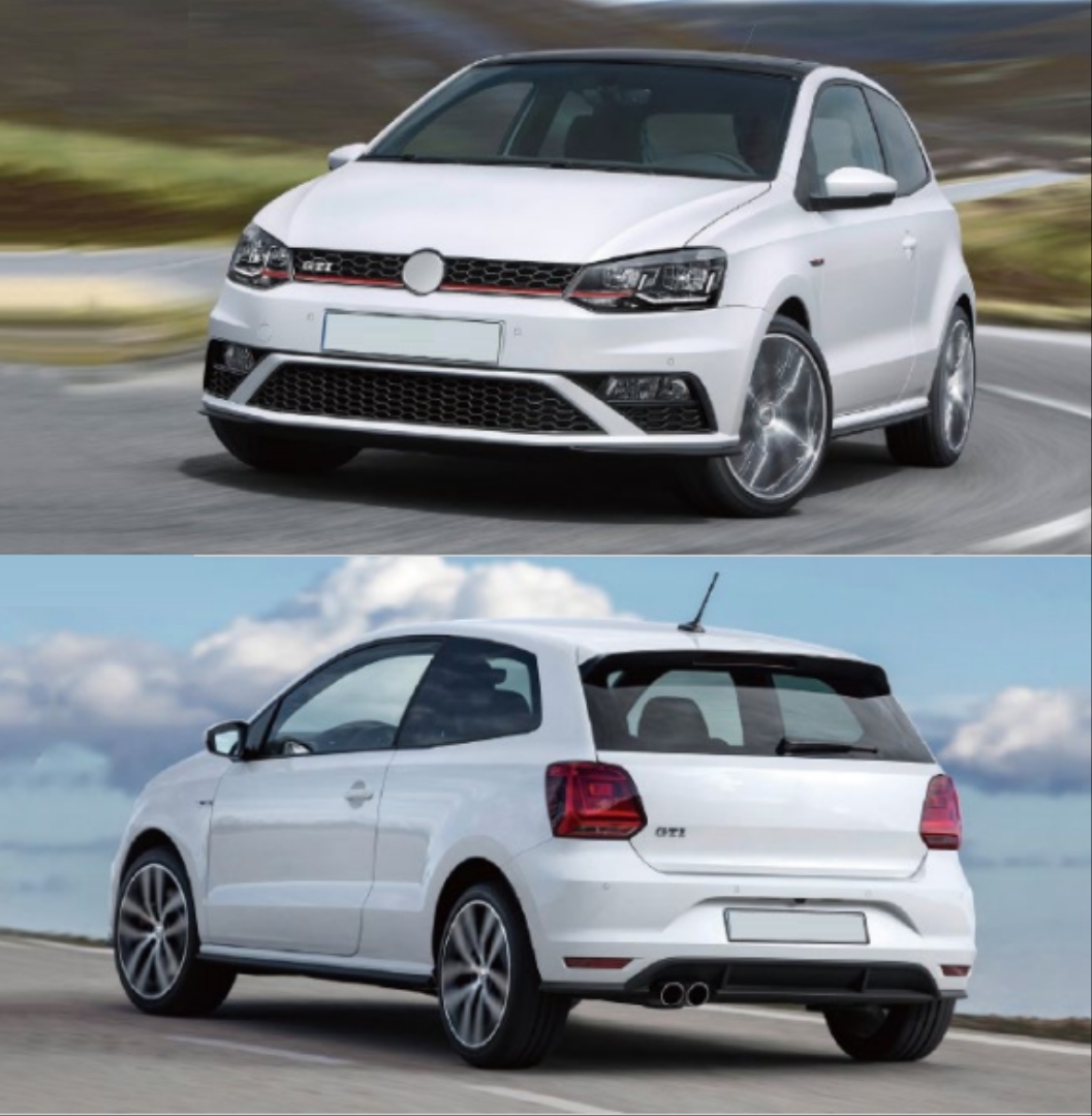 Volkswagen Polo 2010-2017 GTI Body Kit (Makyajsız) (Sis Dahil Değildir) 2