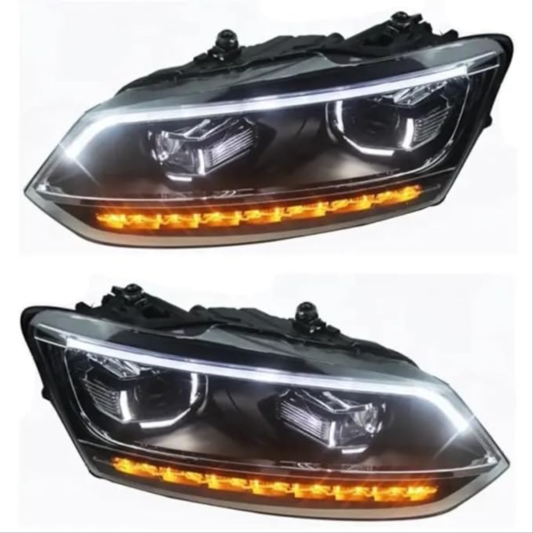 Volkswagen Polo 2010-2017 için Uyumlu Full LED Far 3
