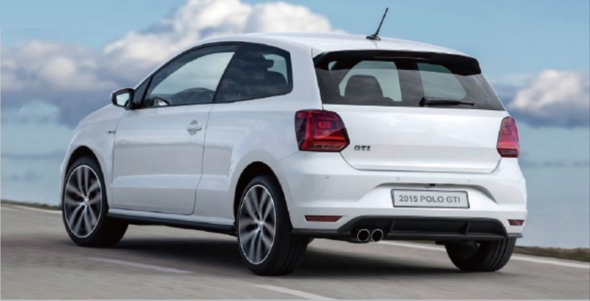 Volkswagen Polo 6R/6C (2010-2017) Makyajlı GTI Görünüm Arka Tampon ve Difüzör 2