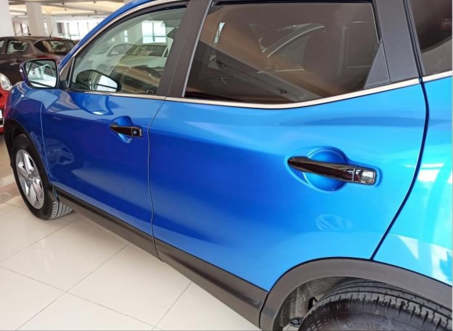 Nissan Qashqai 2014-2020 İçin Uyumlu Kapı Kolu Kaplama - Piano Black 3