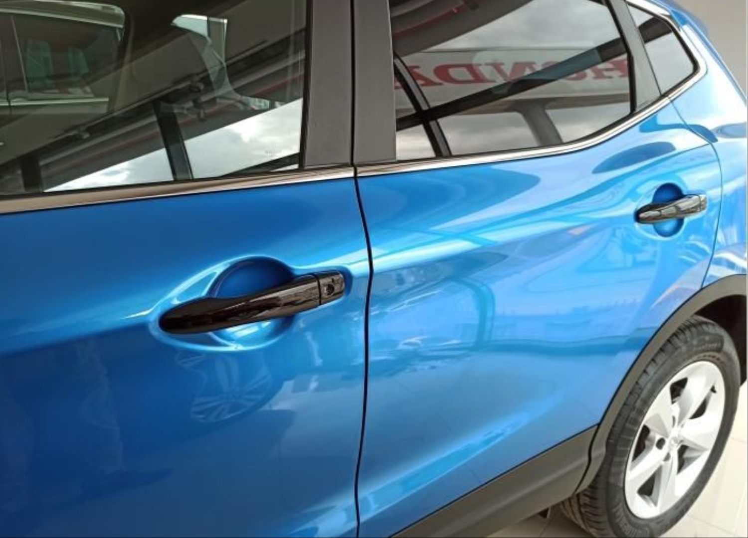 Nissan Qashqai 2014-2020 İçin Uyumlu Kapı Kolu Kaplama - Piano Black 5