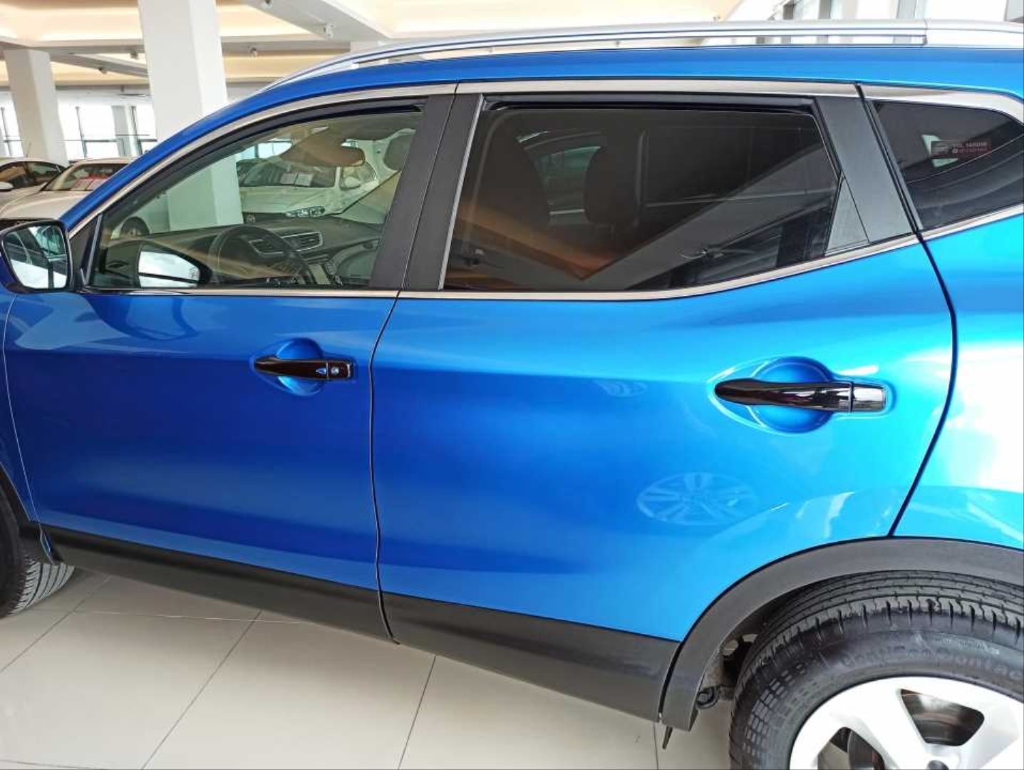 Nissan Qashqai 2014-2020 İçin Uyumlu Kapı Kolu Kapatma - Piano Black (Smart Key) 3