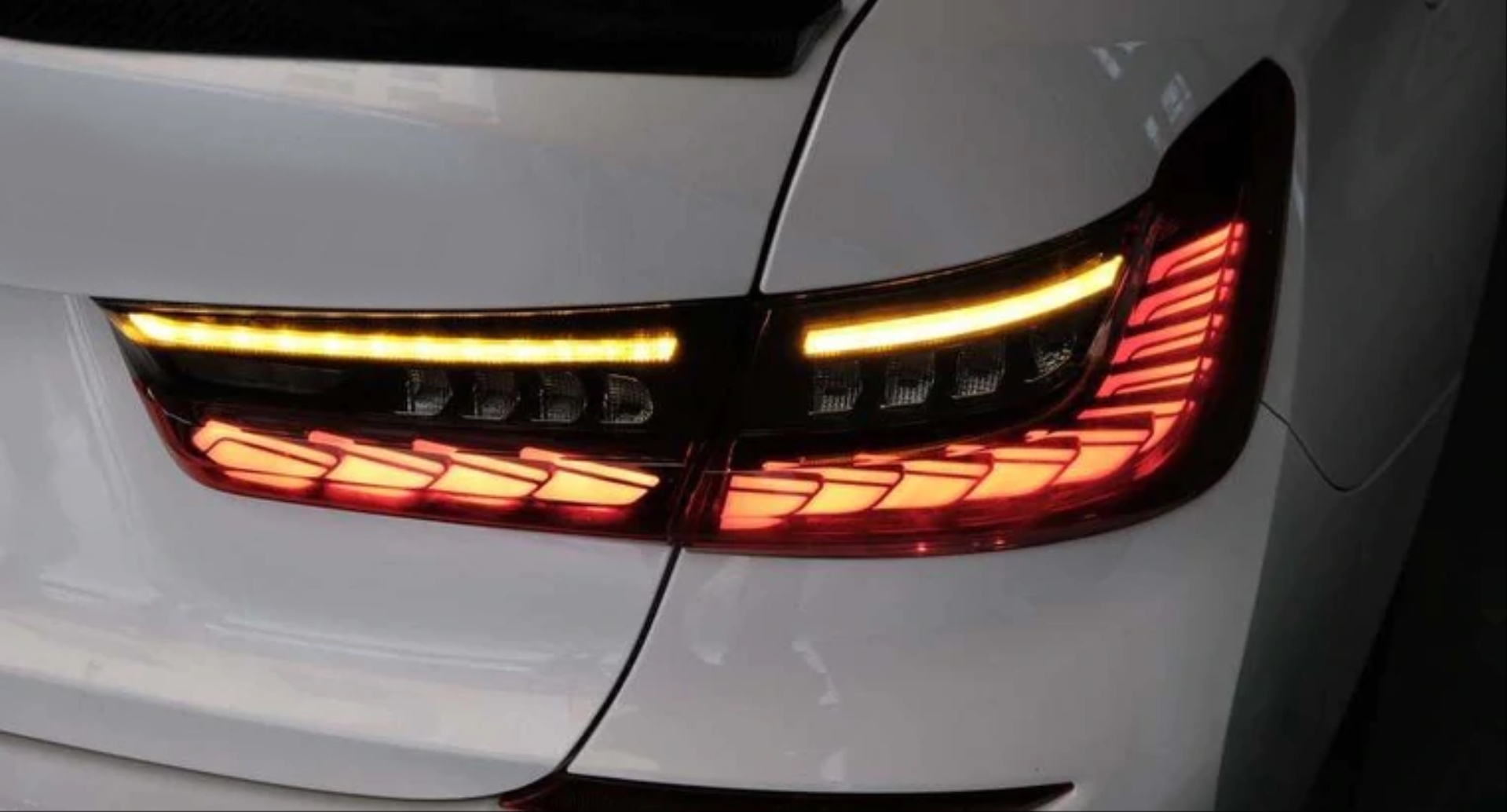 BMW 3 Serisi G20 Uyumlu Dragon LED Stop - Kırmızı 4