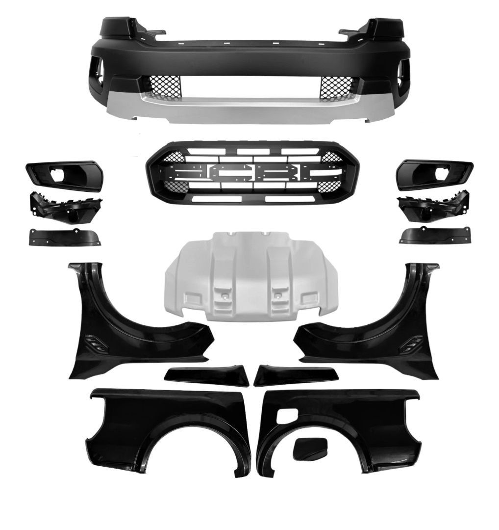 Ford Ranger T7 ve T8 Raptor Dönüşüm Tam Set (Çamurluklar Dahil) 2