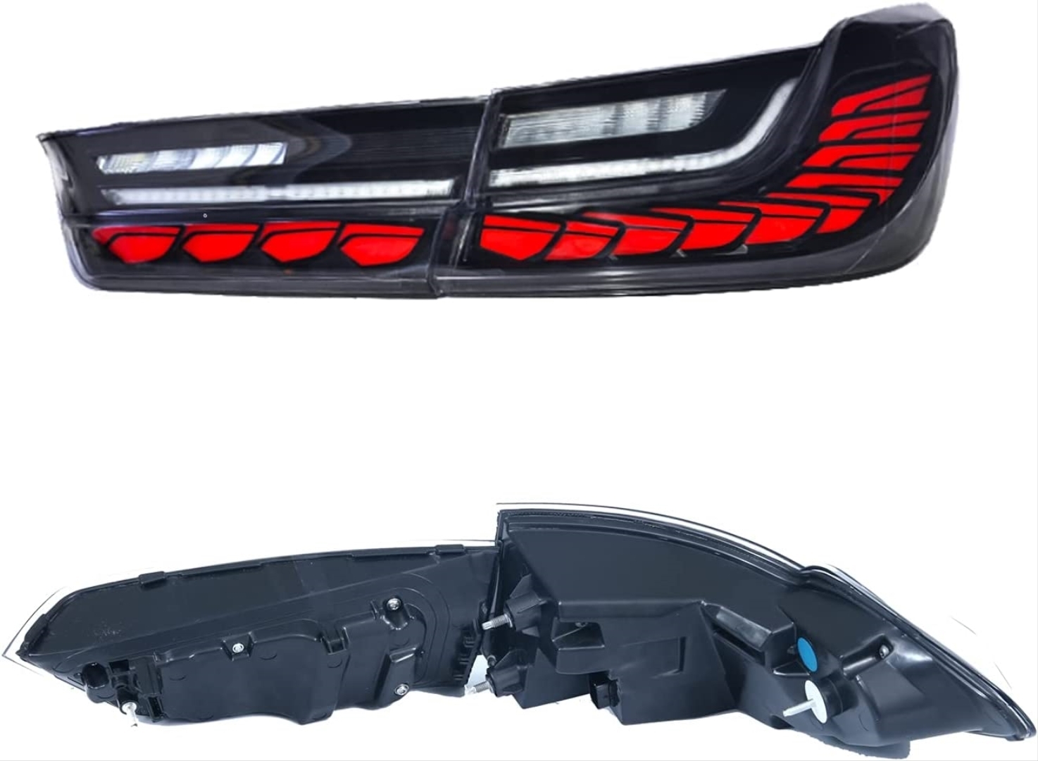 BMW 3 Serisi G20 Uyumlu Dragon LED Stop - Smoke 3