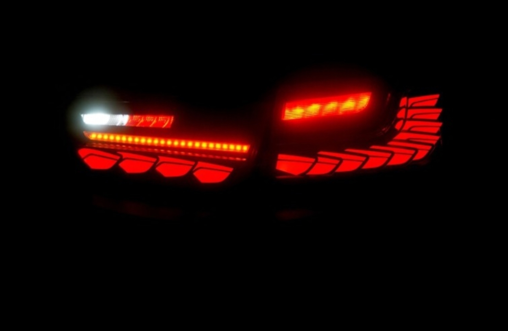 BMW 3 Serisi G20 Uyumlu Dragon LED Stop - Smoke 5