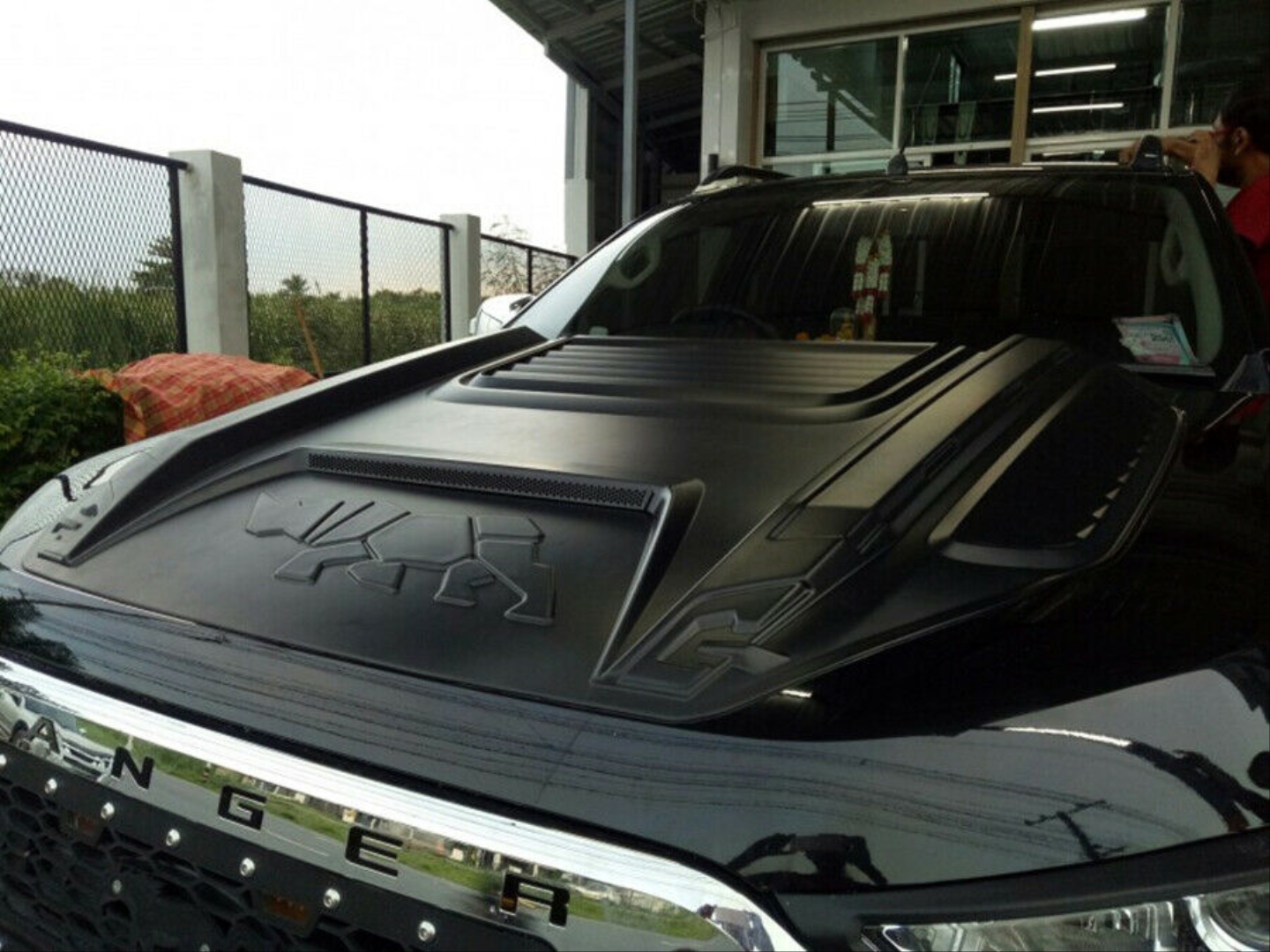 Ranger için uyumlu 2015+ T7 & T8 kaput üst koruma geniş model 2