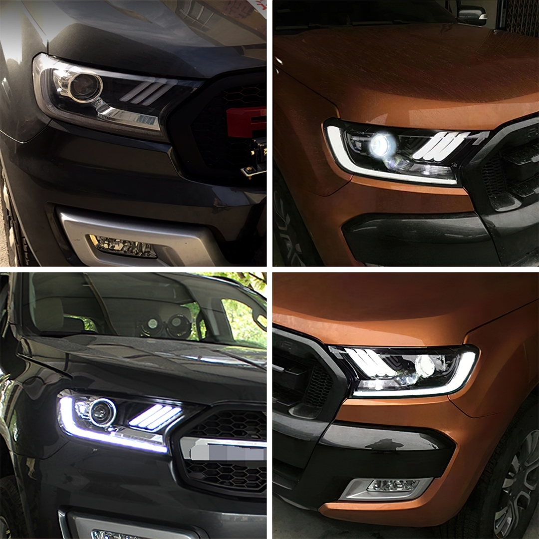 Ranger için uyumlu T7 T8 Mustang LED Far 3