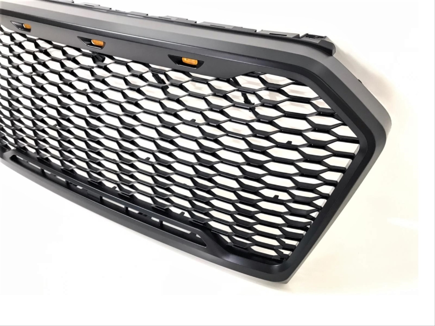 Ford Ranger için Uyumlu T8 Yeni Tip Panjur (Turuncu LED & Siyah Harfler) 3