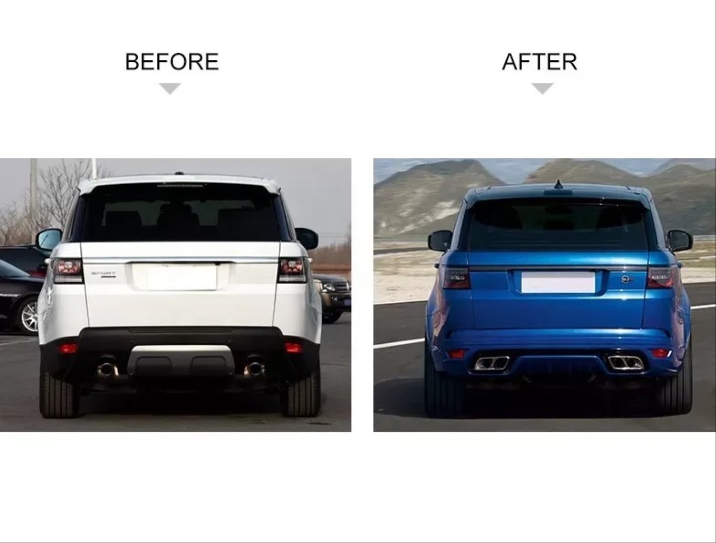 Range Rover Sport 2018+ için SVR Body Kit 4