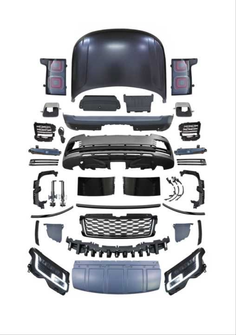 Range Rover Vogue 2013-2017 için Facelift 2018+ Body Kit (L405 Makyajlama) 4