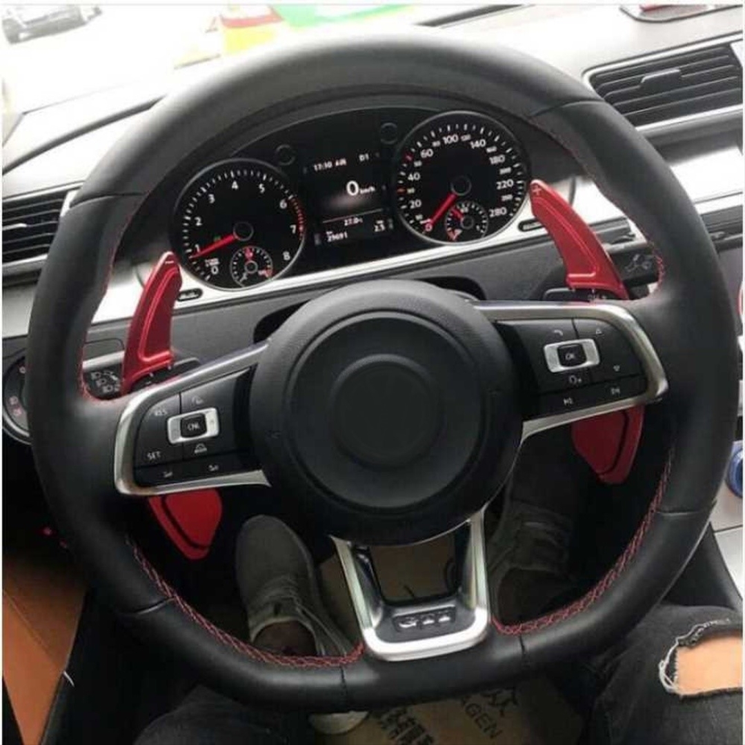 Volkswagen Scirocco için Uyumlu Paddle Shift Kırmızı 2