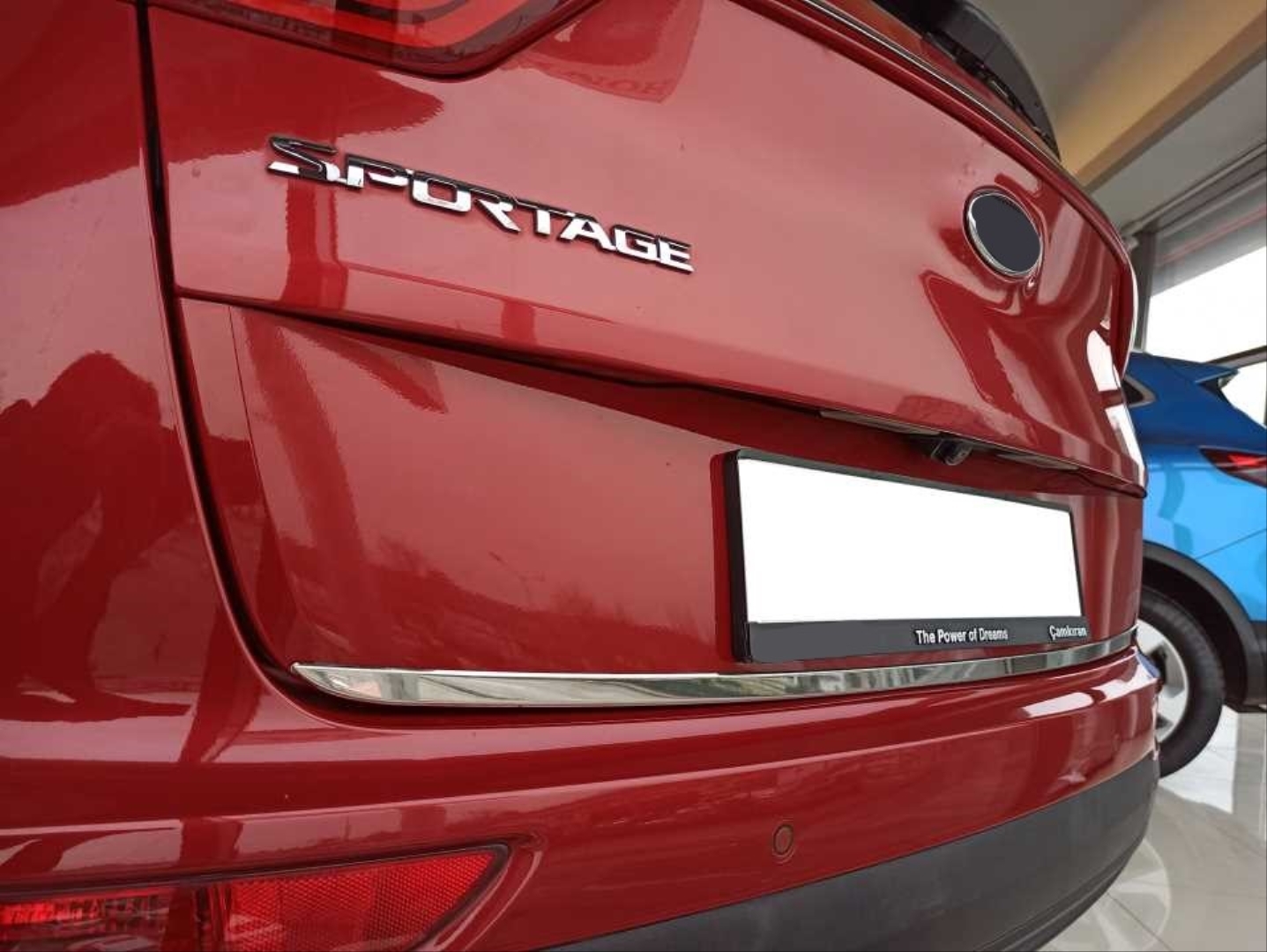 Kia Sportage 2016-2019 için Uyumlu Bagaj Kapağı Alt Çıtası Krom 5